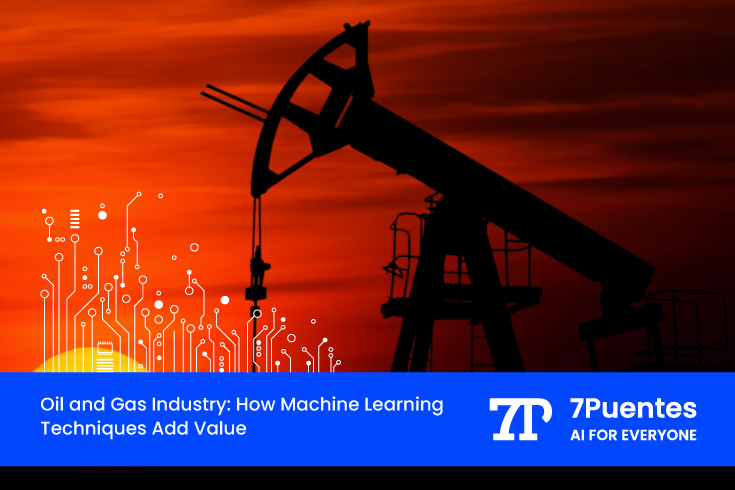 oil being extracted from the soil with the aid of technology, representing machine learning in oil and gas industry